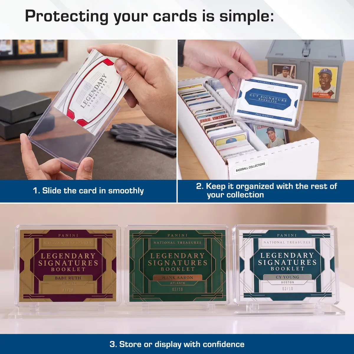 BCW 240 Pt Thick Card Topload Holders for Relic and Patch Cards | Protect & Display Thick Cards - view 2