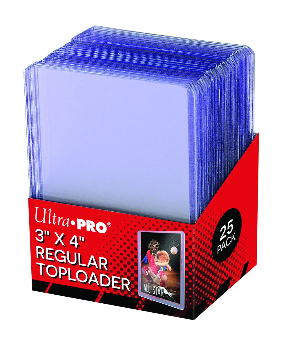 Ultra Pro Clear 3" x 4" Regular Toploader 25ct | Industry Standard Card Protectors - main product image
