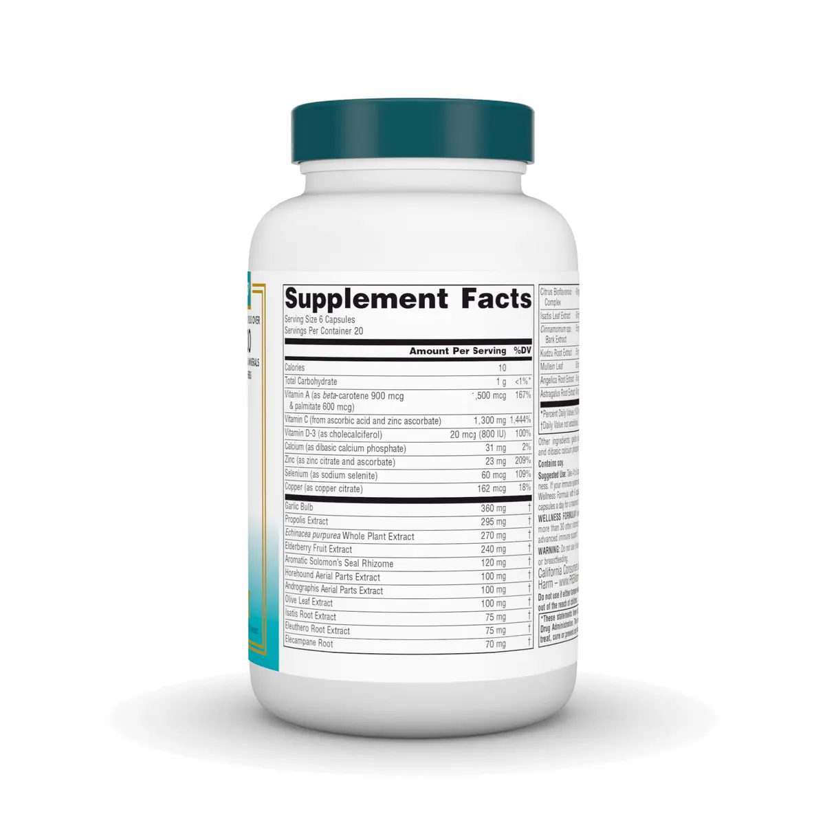 Source Naturals Wellness Formula, 120 Capsules | Advanced Immune Support with Herbs & Vitamins - view 2