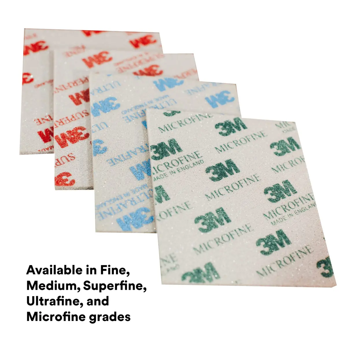 3M Softback Sanding Sponge 02602 4 1/2 x 5 1/2 in | Superfine Grit, Fast Cutting, Waterproof for Precision Hand Sanding - view 9