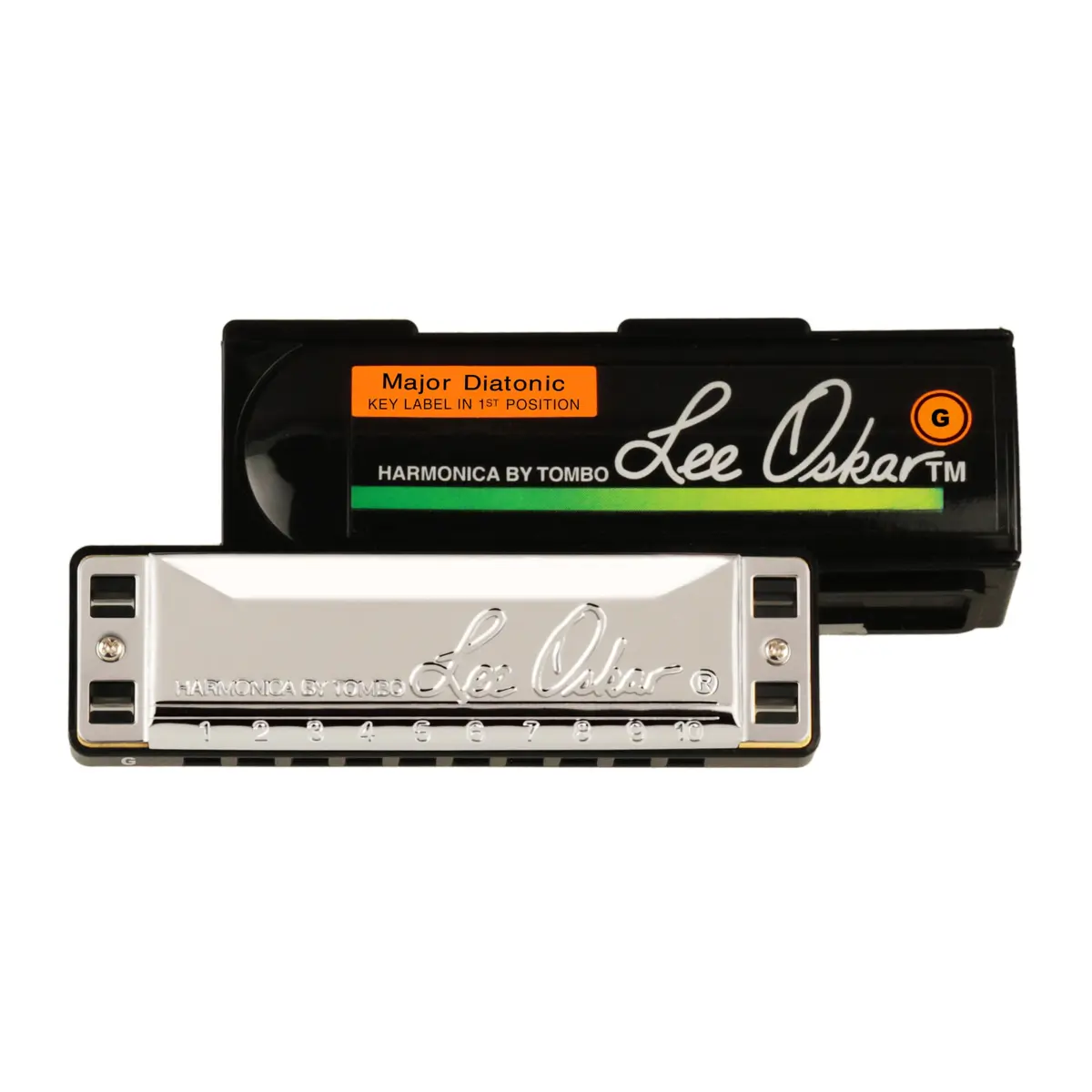 Lee Oskar Major Diatonic Harmonica, Key of G, 6-Hole - 15.24 cm (6 inches) - view 2