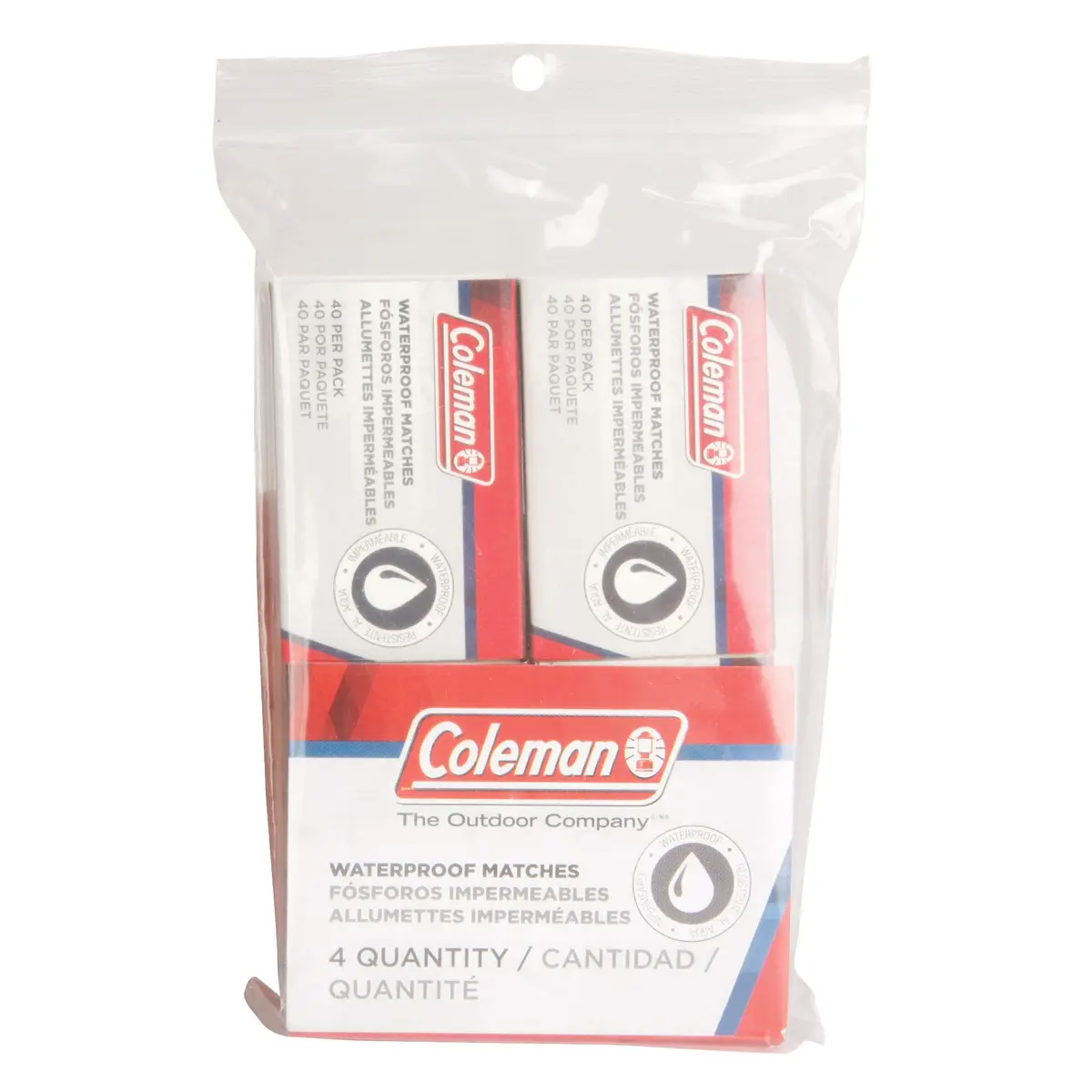 Coleman Waterproof Matches 4 Pack | Extra-Large Match Heads, Waterproof Strike Surface (2.2" x 1.4" x 0.8") - view 3