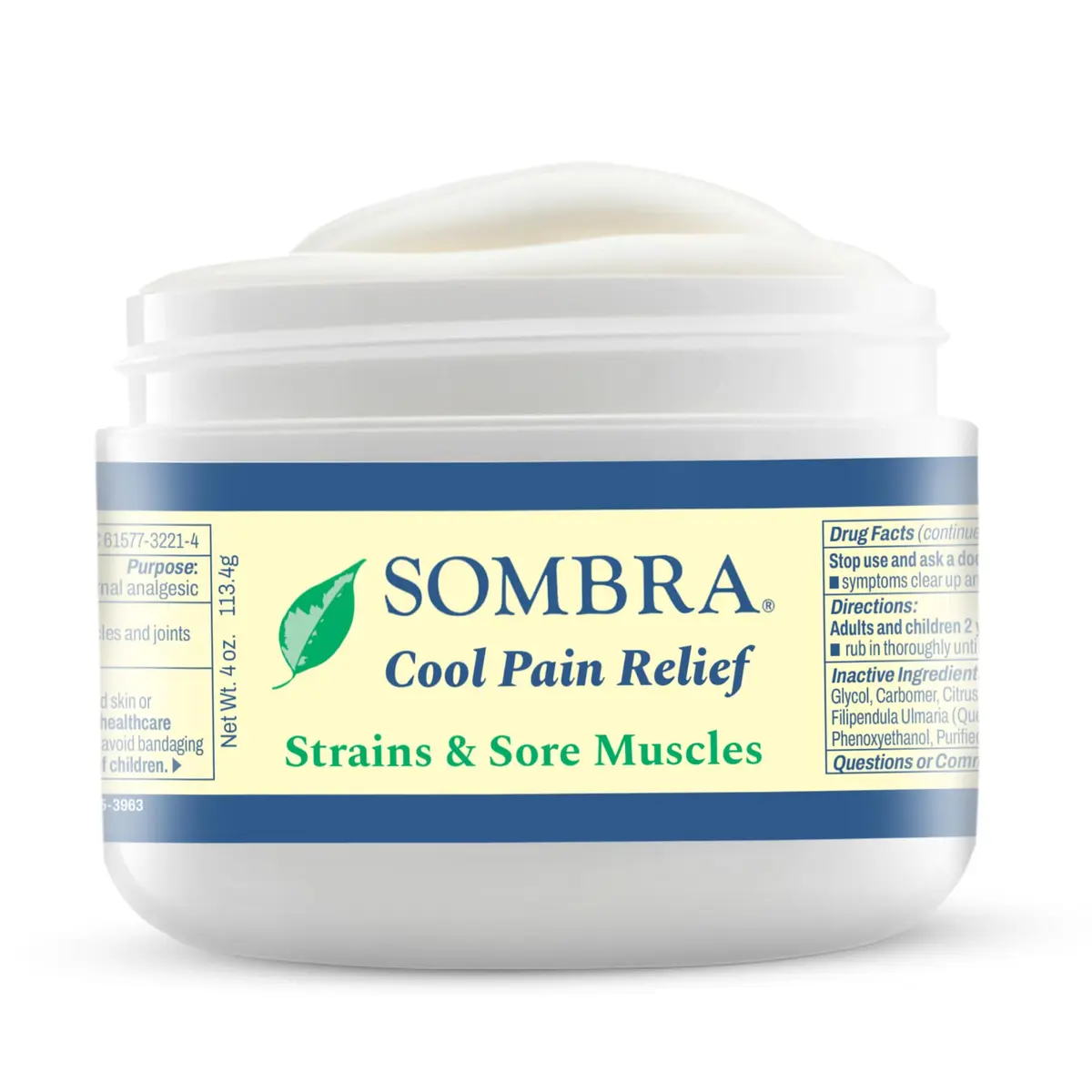 Sombra Cool Pain Relief Gel 4 oz | Targeted Cooling Relief for Sore Muscles & Sprains - main product image