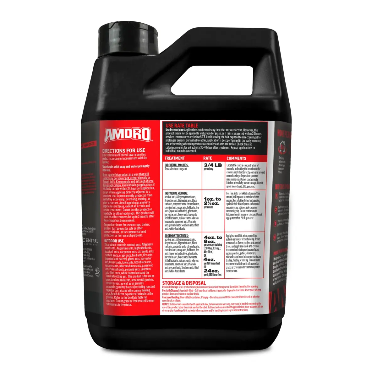 Amdro Ant Killer for Outdoor Home Perimeter Granules 24 Oz (680g) | Kills 25 Ant Species for 3 Months - view 2