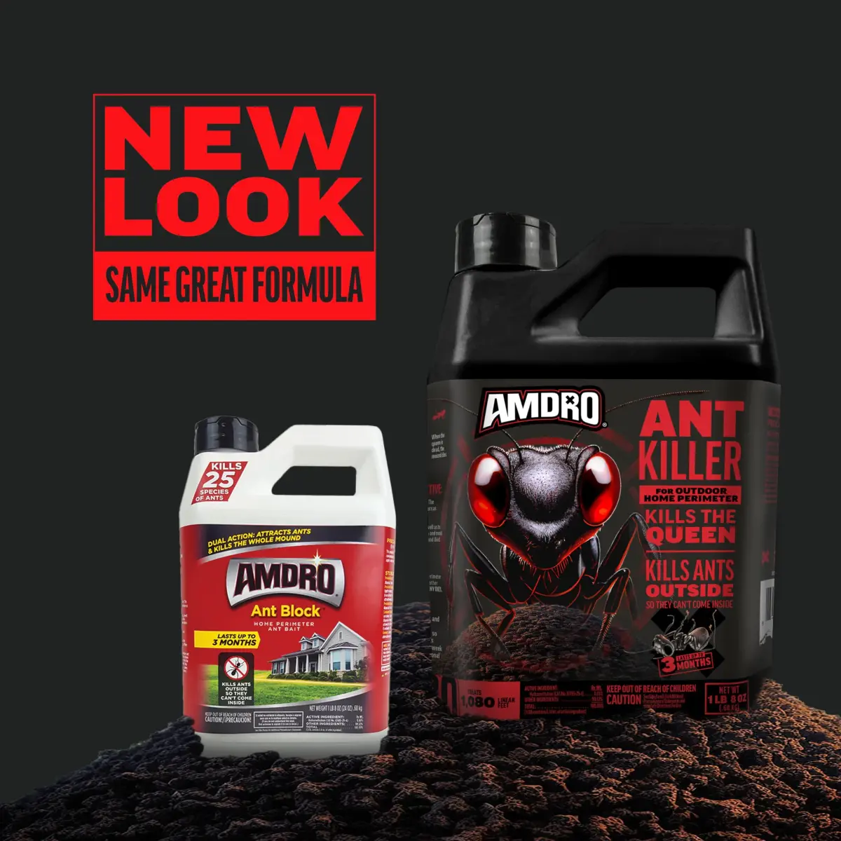 Amdro Ant Killer for Outdoor Home Perimeter Granules 24 Oz (680g) | Kills 25 Ant Species for 3 Months - view 3