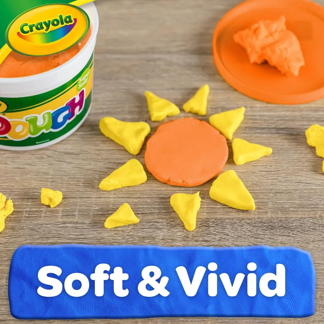 Crayola Orange Dough 3 lb | Soft, Vivid Colors for Kids' Creative Play - view 5