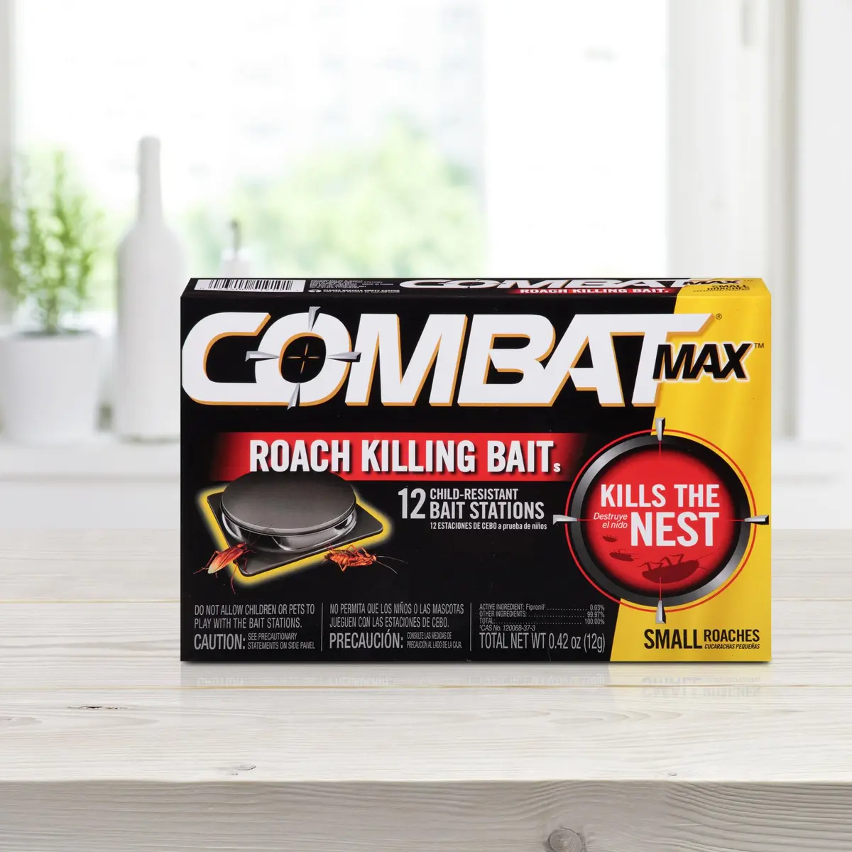 Combat Max Defense System Roach Killing Baits & Gel | 12 Count (0.4 Oz Gel) - view 8
