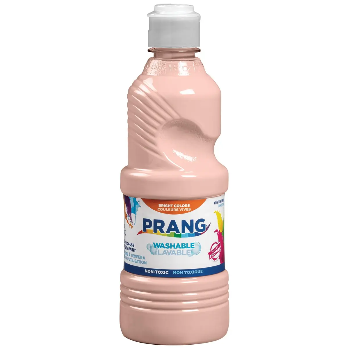 Prang Washable Tempera Paint, Peach, 16 Fl Oz | Bright, Non-Settling, Washable for Kids & Classrooms - main product image