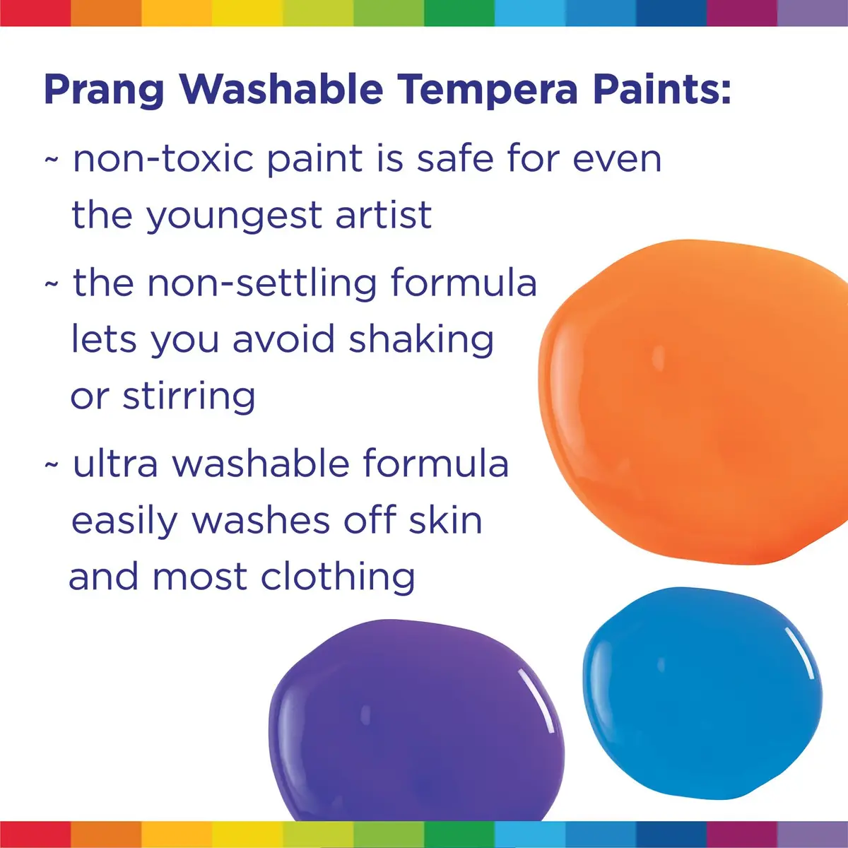 Prang Washable Tempera Paint, Magenta | Bright, Washable & Ready for Kids (70-120 chars) - view 4
