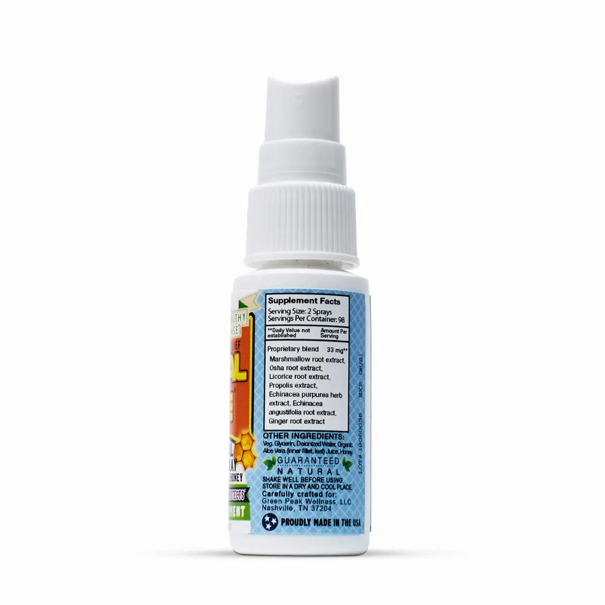 Vocal Eze Natural Medication Throat Spray 30ml (1 Fl Oz) | Artist-Endorsed Herbal Immune Support - view 2