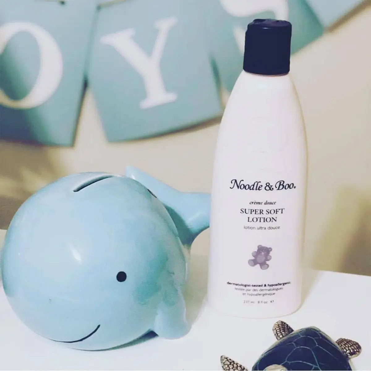 Noodle & Boo Super Soft Moisturizing Lotion 237ml (8 Fl Oz) | Hypoallergenic Daily Baby Care - view 4