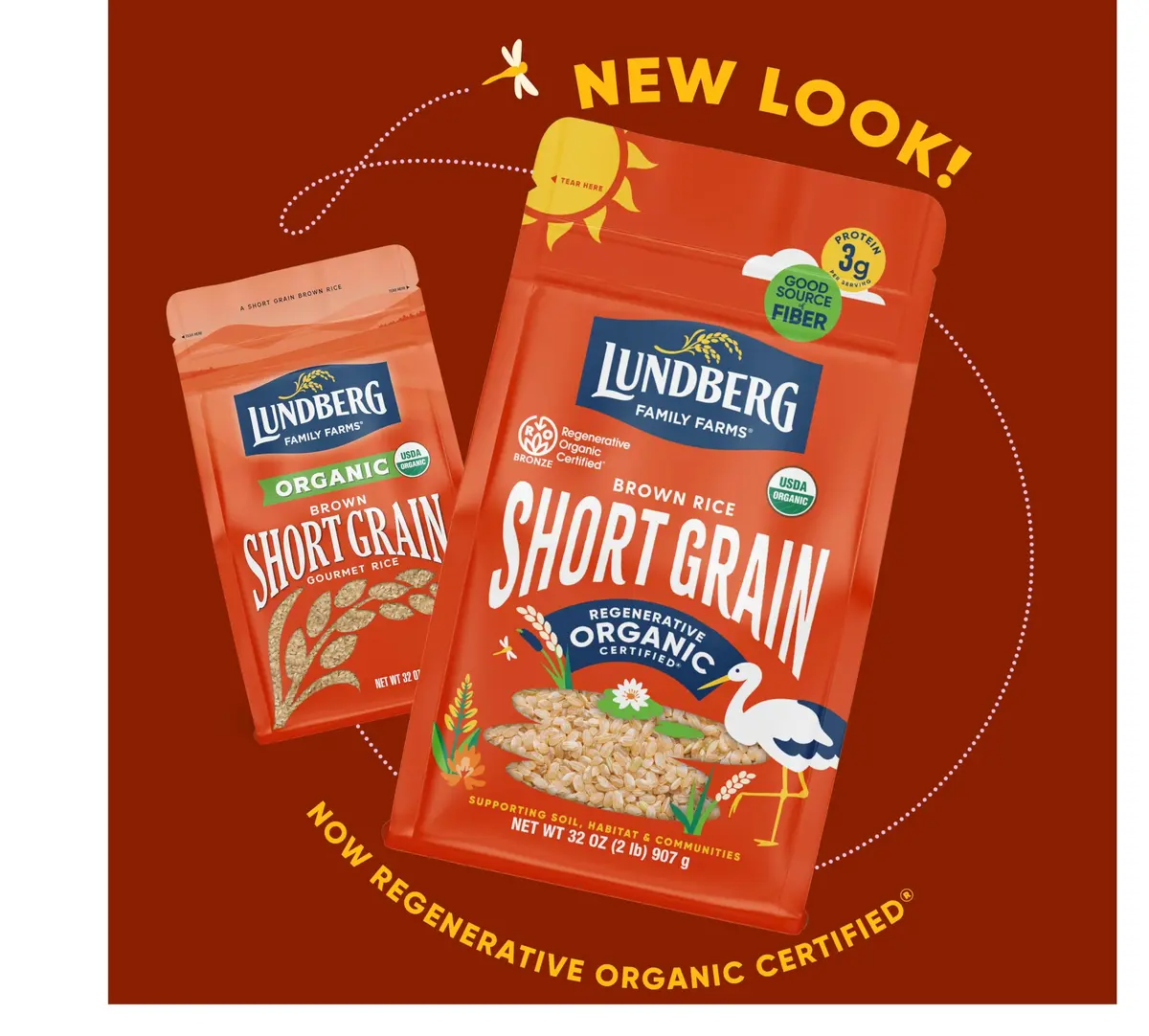 Lundberg Organic Brown Short Grain Rice 32 oz | Nutty Aroma & Clingy Texture - view 5