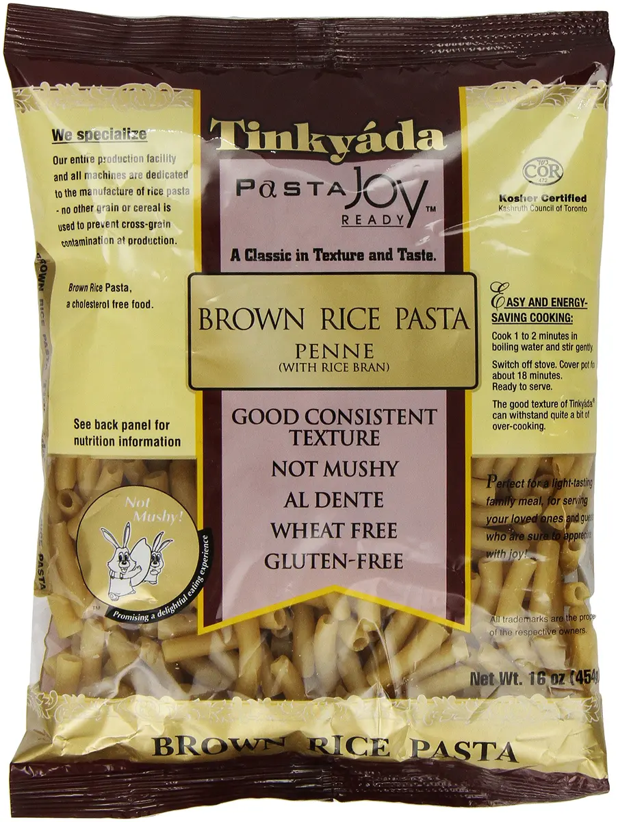 Tinkyada Brown Rice Pasta Penne 16 Ounce | Gluten-Free Organic Rice Pasta - main product image