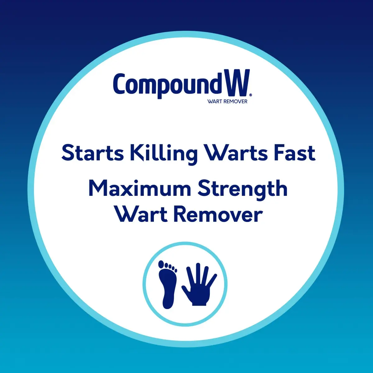 Compound W Wart Remover Maximum Strength One Step Pads with Salicylic Acid, 14 Medicated Pads | Salicylic Acid Wart Removal Medication - view 2