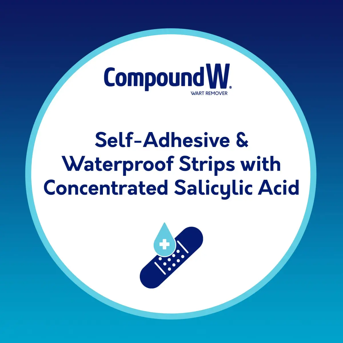 Compound W Wart Remover Maximum Strength One Step Pads with Salicylic Acid, 14 Medicated Pads | Salicylic Acid Wart Removal Medication - view 3