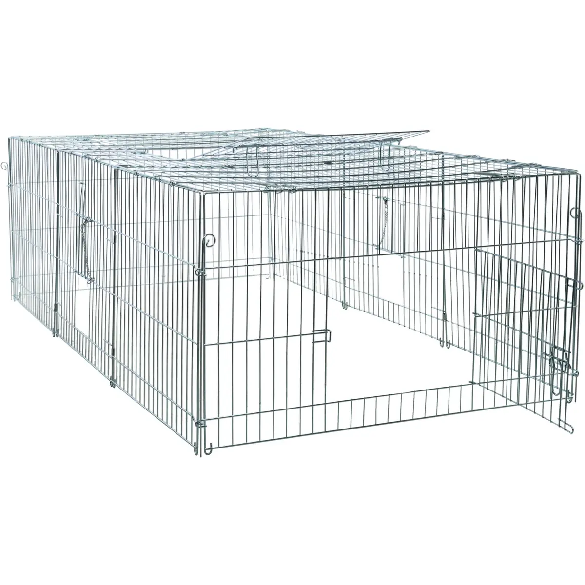 TRIXIE Rabbit Cage - 55 cu. ft., Outdoor Pen Extends Rabbit Hutch and Chicken Coops, Ideal for Small Animals - view 5