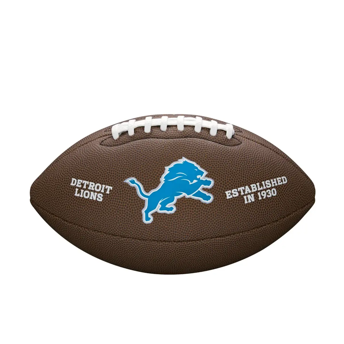Wilson NFL Backyard Legend Football, Official Size, Composite Leather | Detroit Lions Team Logo - main product image
