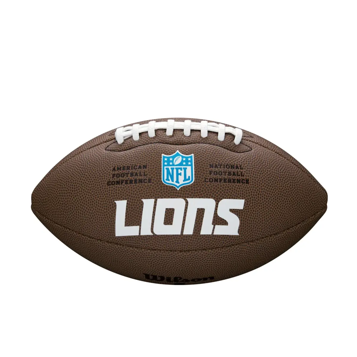 Wilson NFL Backyard Legend Football, Official Size, Composite Leather | Detroit Lions Team Logo - view 2