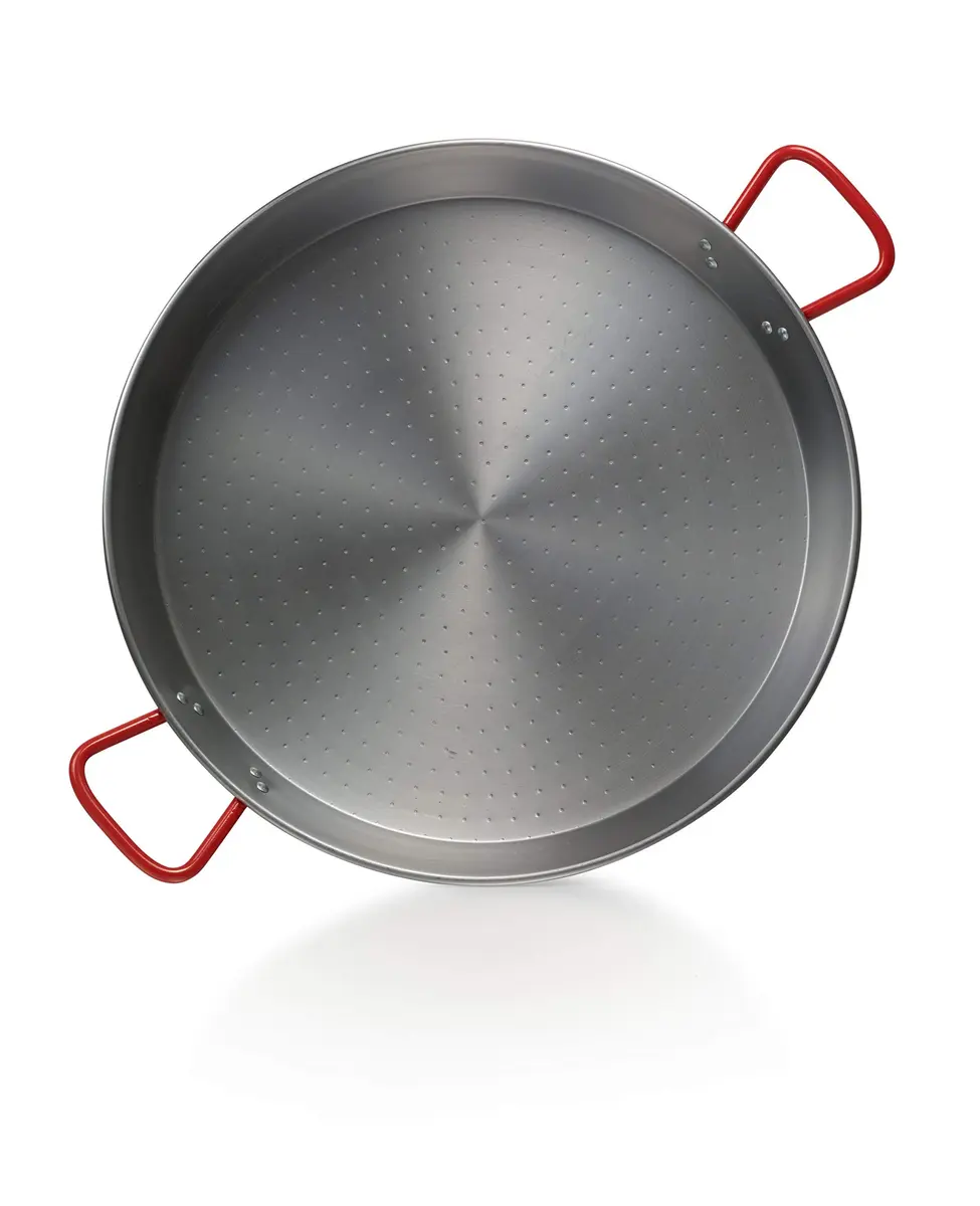 Garcima La Ideal Polished Steel Paella Pan 70cm | Authentic Spanish Cookware for Indian Kitchens - view 3