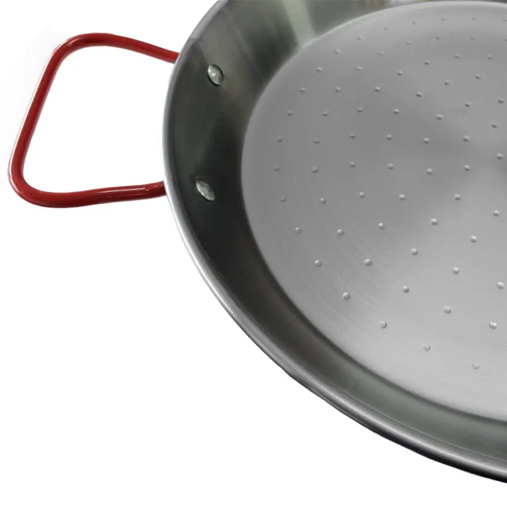 Garcima La Ideal Polished Steel Paella Pan 70cm | Authentic Spanish Cookware for Indian Kitchens - view 4