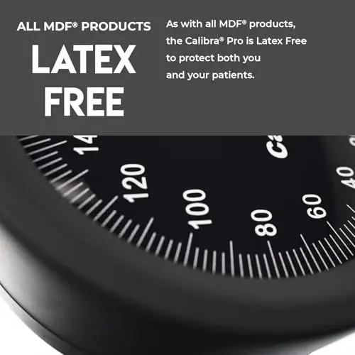 MDF Instruments Calibra Pro Aneroid Sphygmomanometer - Extra Large Gauge, Onyx Arm Band, 0.96 lb (0.44 kg) | Professional Manual BP Monitor - view 4