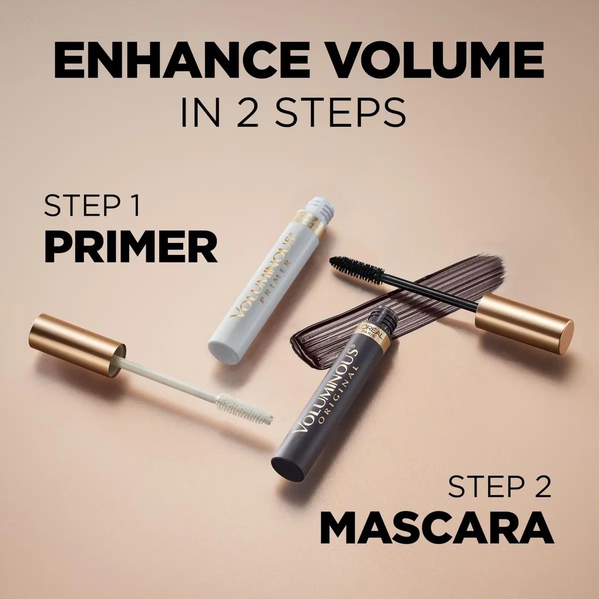 L'Oreal Paris Voluminous Original Mascara Black Brown 8ml (0.28 fl. oz.) | Clump-Free Volume - view 6
