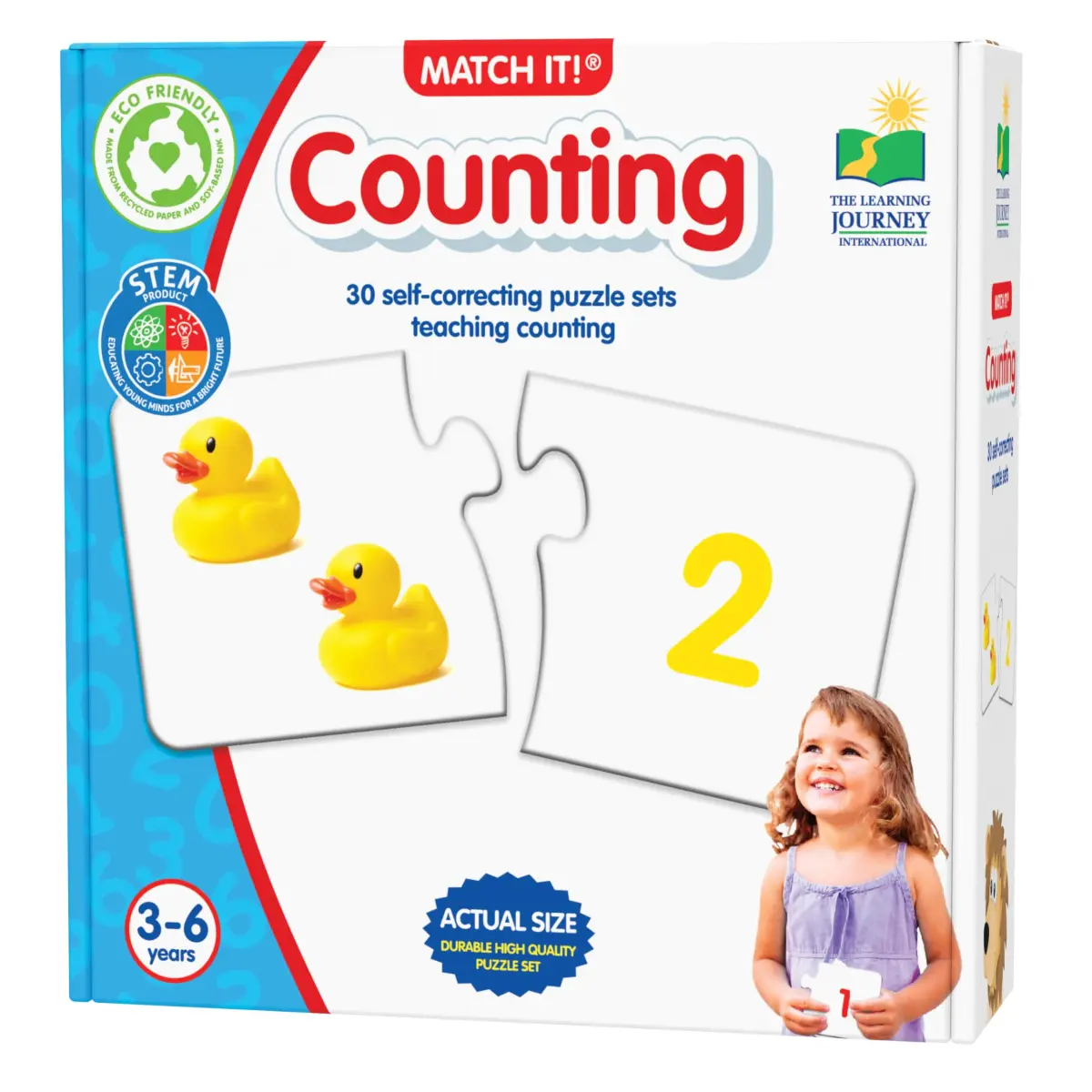 The Learning Journey Match It! Counting 30 Piece Puzzle | Preschool Learning Toys - main product image