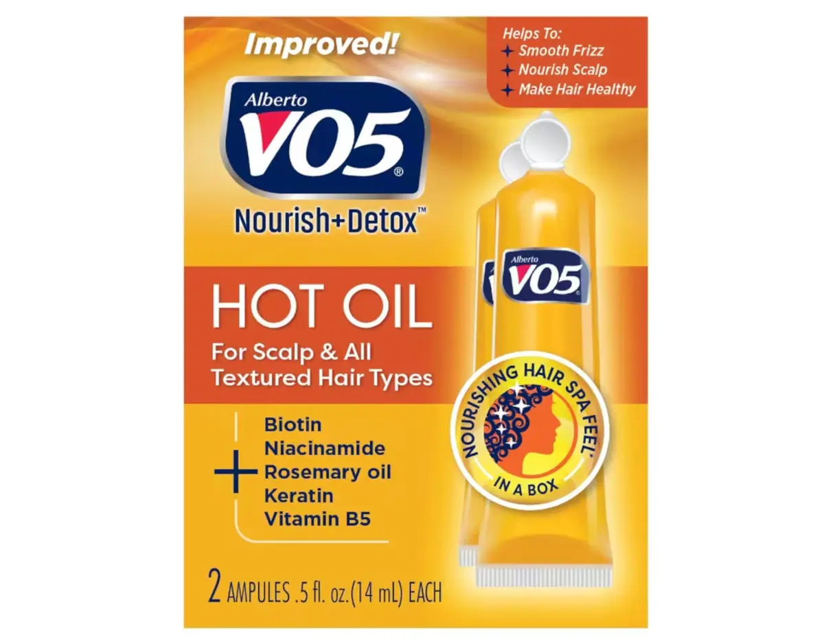 VO5 Moisturizing Hot Oil Treatment for Dry Damaged Hair | 15ml (0.5 Fl Oz) Pack of 1 - main product image