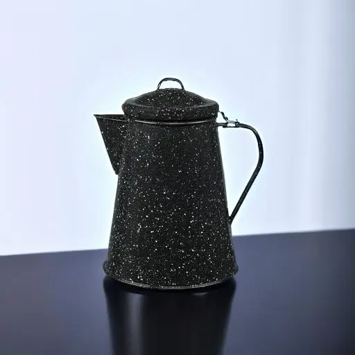 Granite Ware Coffee Boiler 3 Qt Speckled Black | Fast Boiling & Easy Cleaning - view 6
