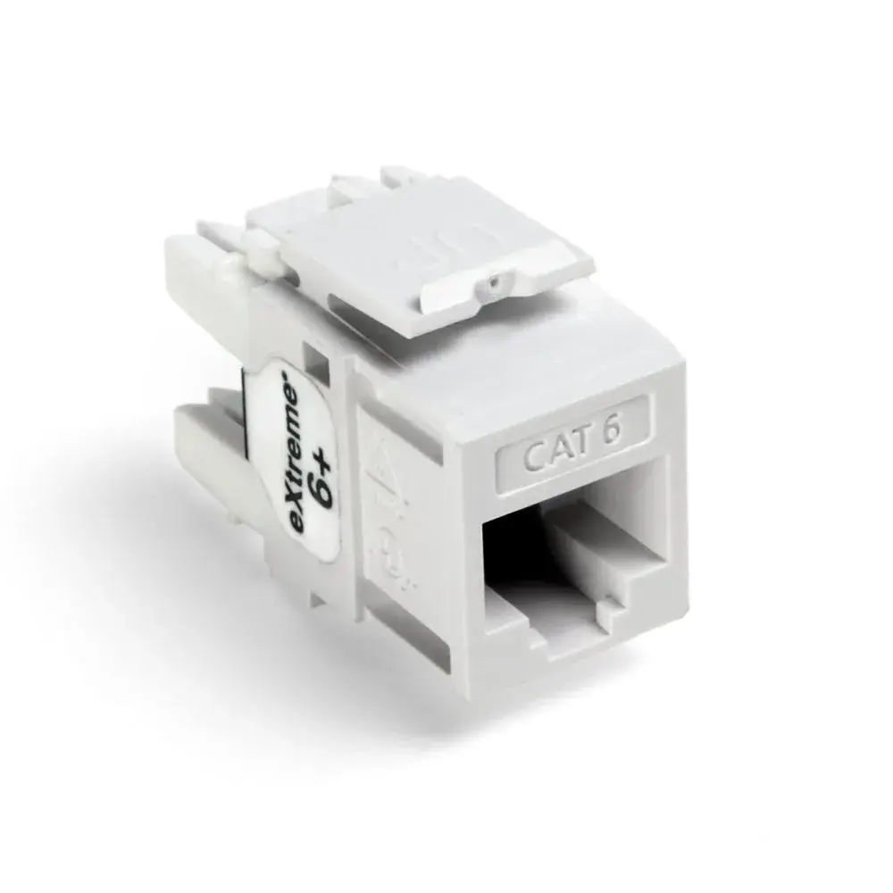 Leviton Extreme 6+ QuickPort Connector CAT 6 200 MHz 10 meters (32.8 ft) | TIA/EIA Certified - main product image
