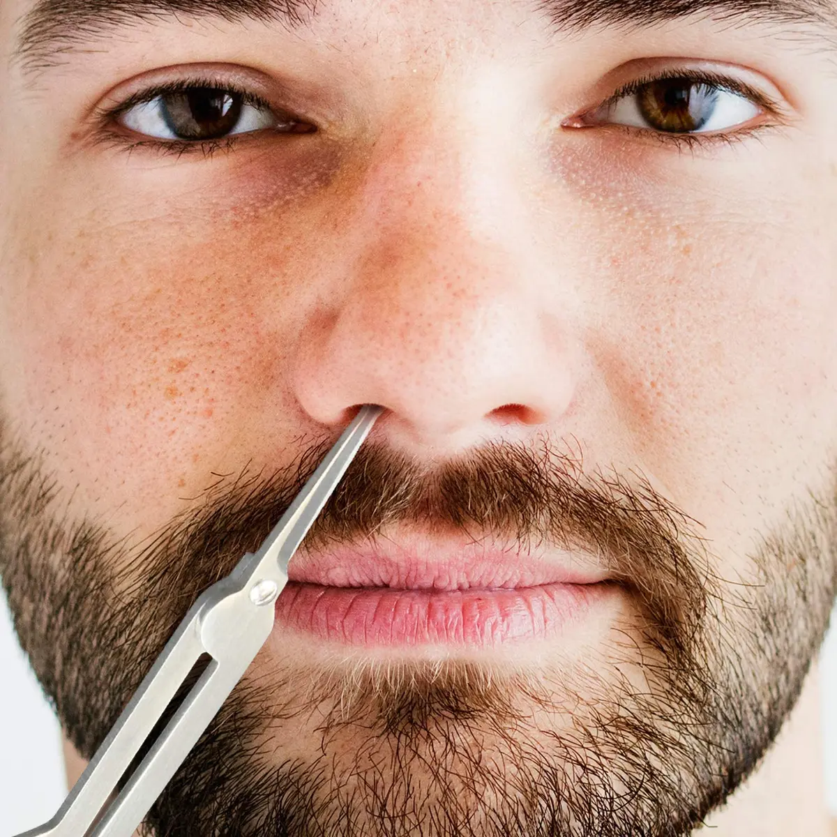 Seki EDGE Stainless Steel Nostril Scissors SS-908 | Rounded Tips for Safe Nose & Facial Hair Trimming - view 5