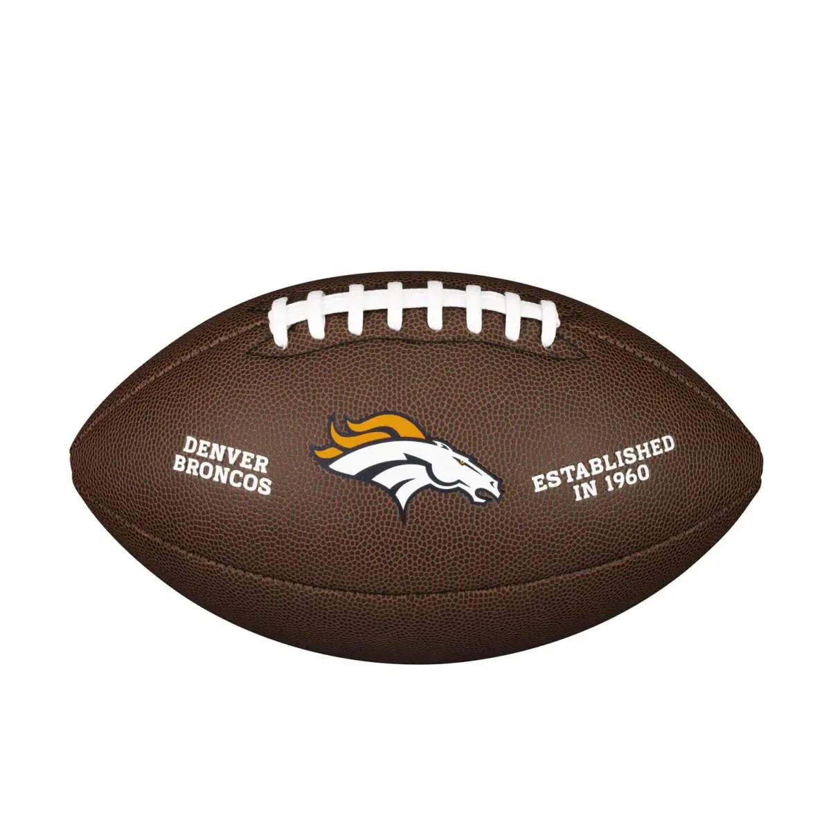 Wilson NFL Denver Broncos Official Size Composite Leather Football | 1 lb (0.45 kg) - main product image