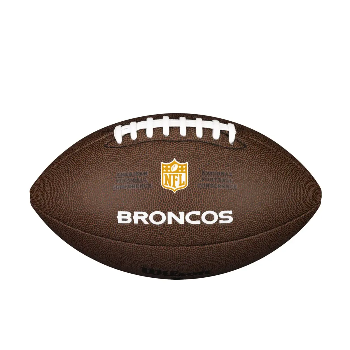 Wilson NFL Denver Broncos Official Size Composite Leather Football | 1 lb (0.45 kg) - view 2