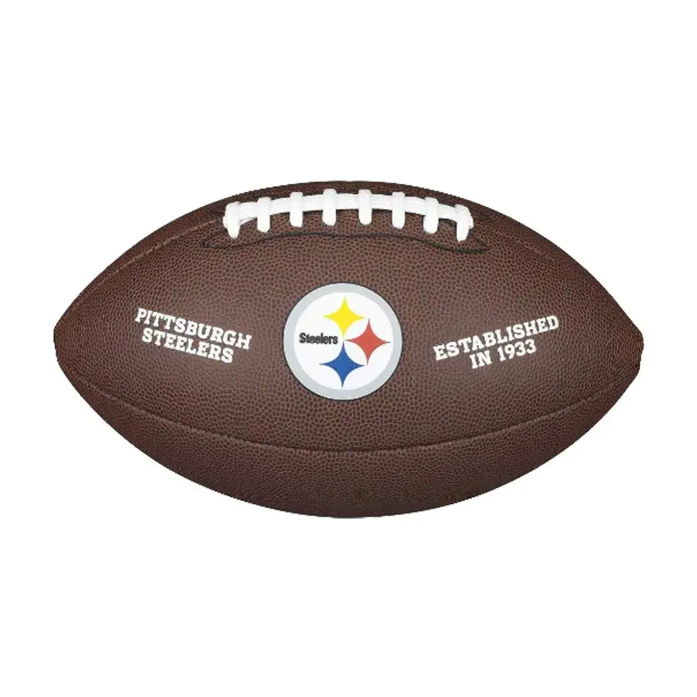 WILSON NFL Pittsburgh Steelers Official Team Logo Composite Football | 1 lb (0.45 kg) - main product image
