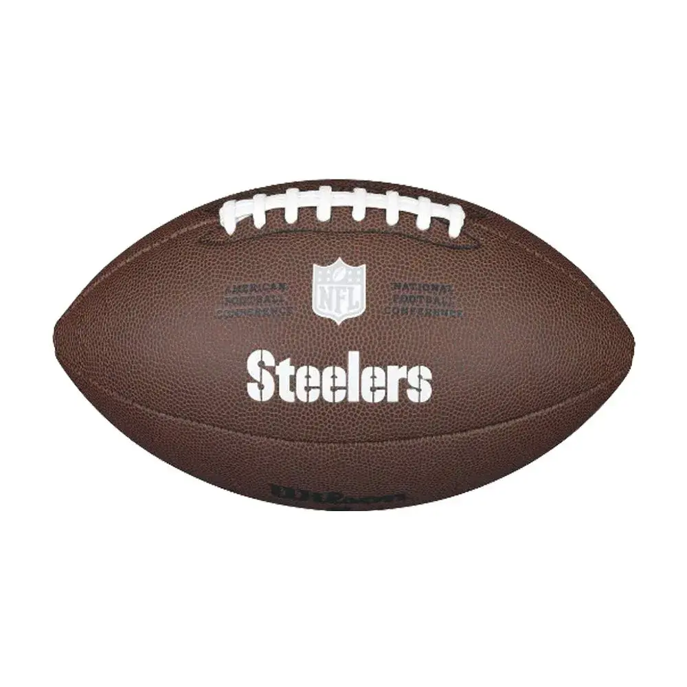 WILSON NFL Pittsburgh Steelers Official Team Logo Composite Football | 1 lb (0.45 kg) - view 2