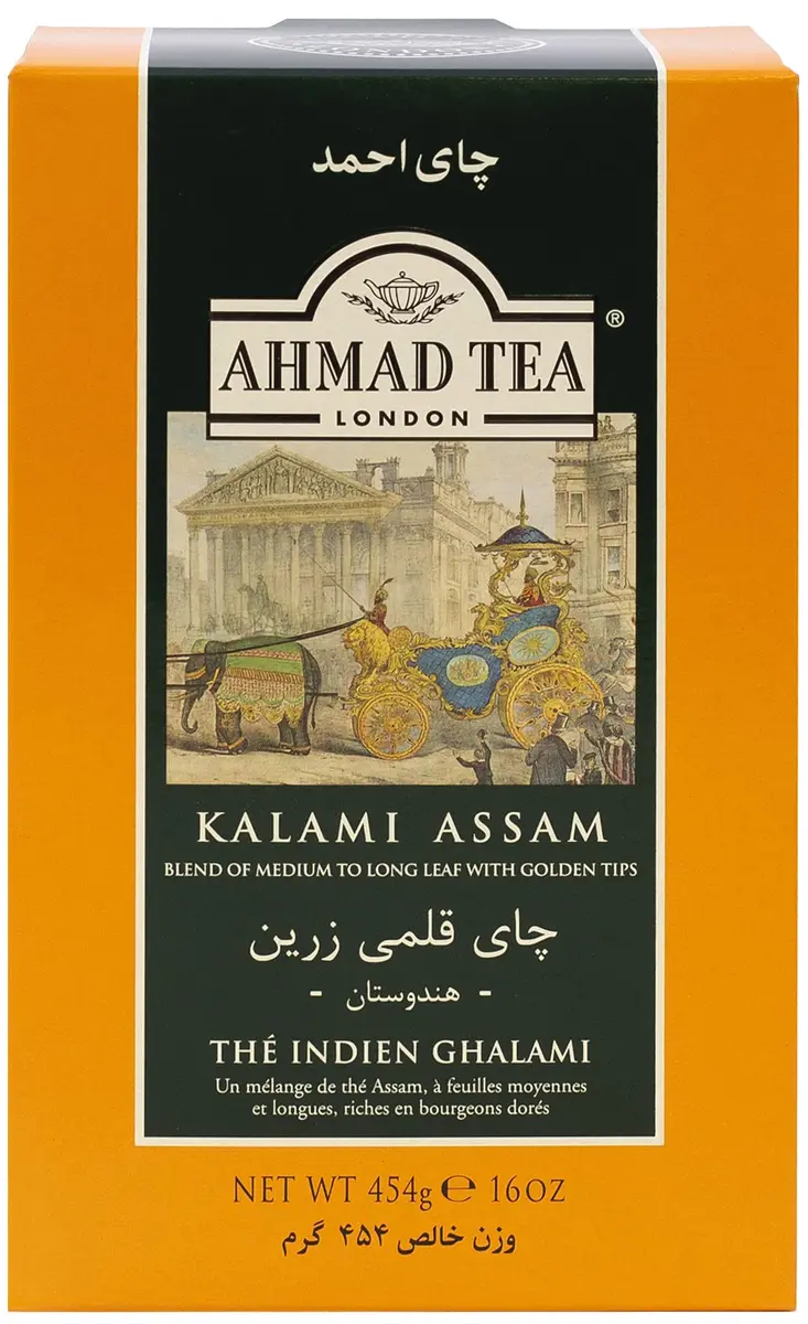 Ahmad Tea London Kalami Assam Loose Leaf Black Tea 454g (16oz) | Rich & Malty Flavor - main product image