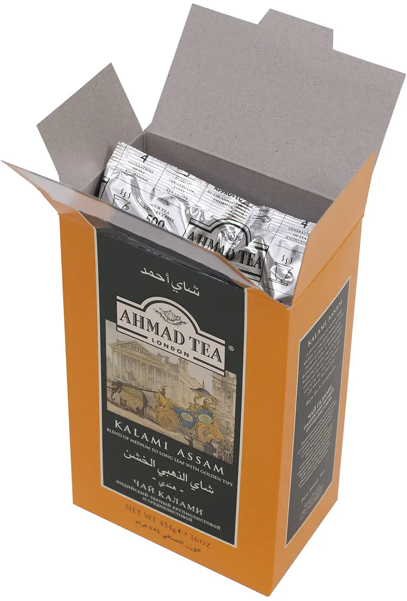 Ahmad Tea London Kalami Assam Loose Leaf Black Tea 454g (16oz) | Rich & Malty Flavor - view 3