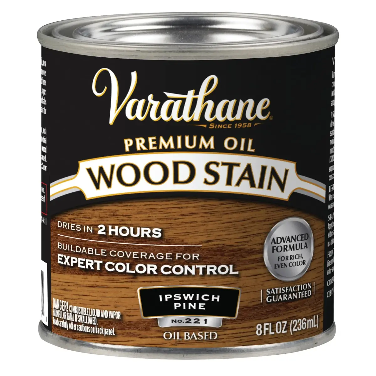 Varathane Ipswich Pine Oil-Based Wood Stain 1/2 Pint for Interior Wood - main product image