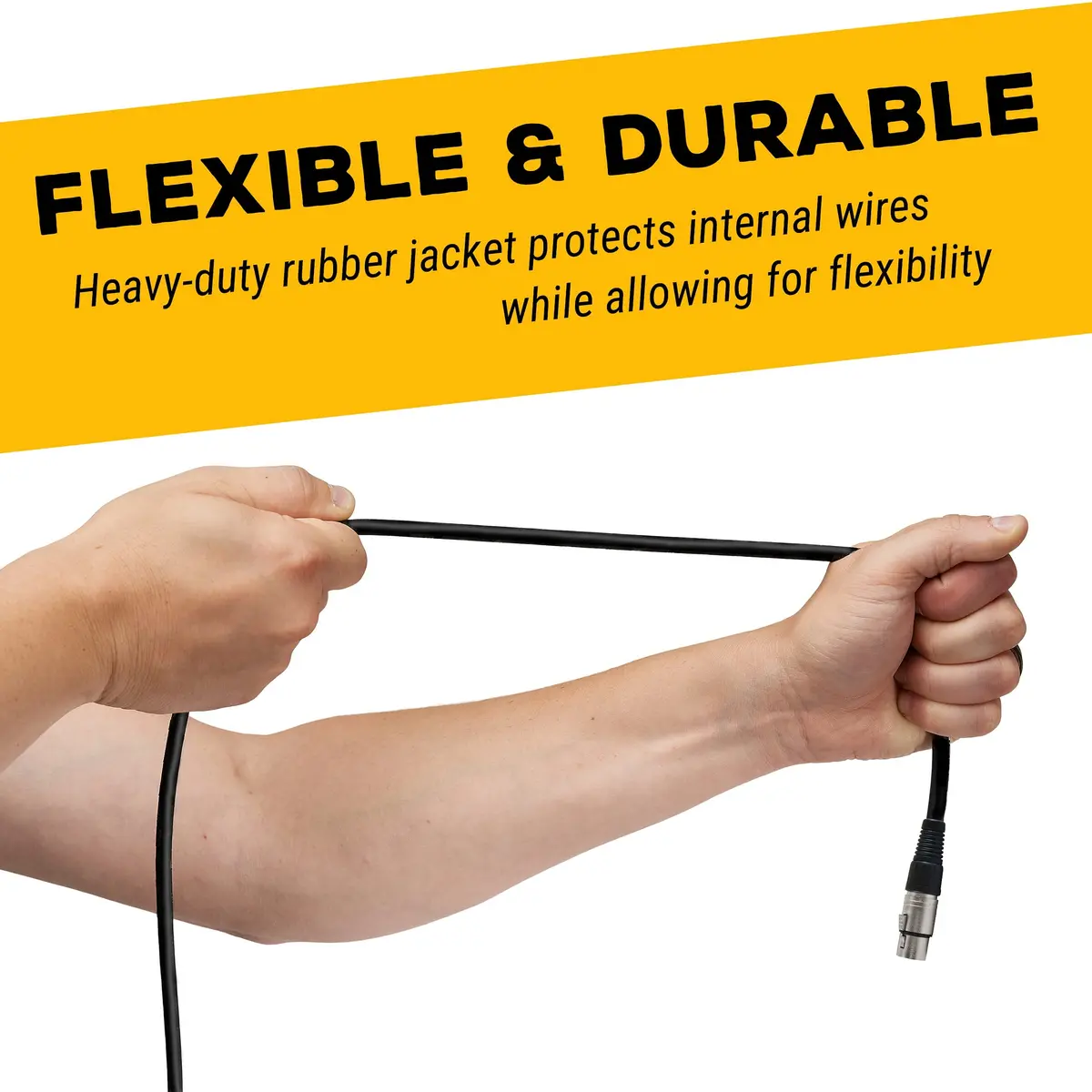 GLS Audio Mic Cable Patch Cord 50 ft | Heavy-Duty 2 Pack, Male to Female XLR for Stage & Studio - view 9