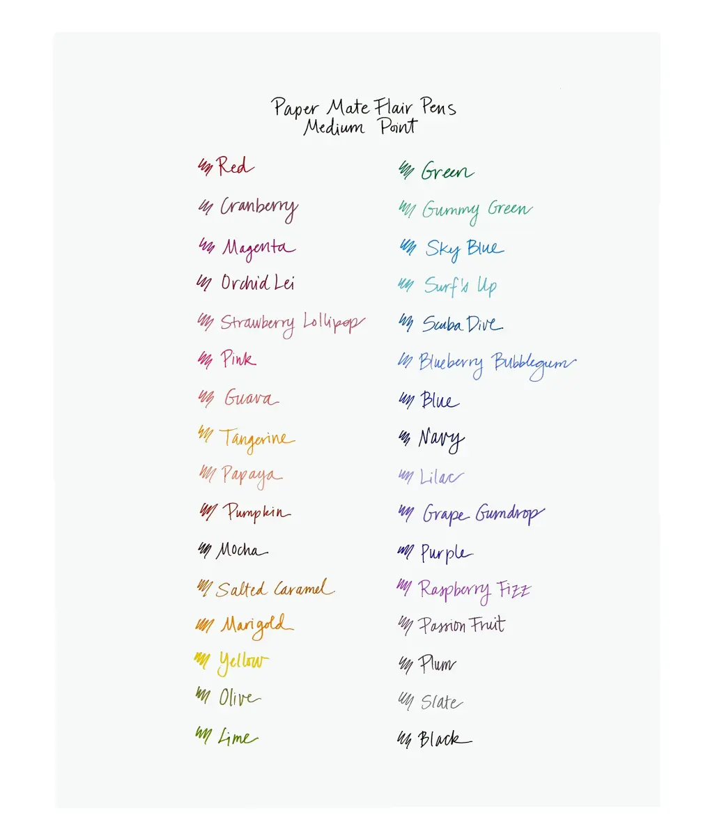 Paper Mate Flair Felt Tip Pens, Medium Point (0.7mm), Black, 2 Count | Smooth Ink Flow for Students & Professionals - view 4