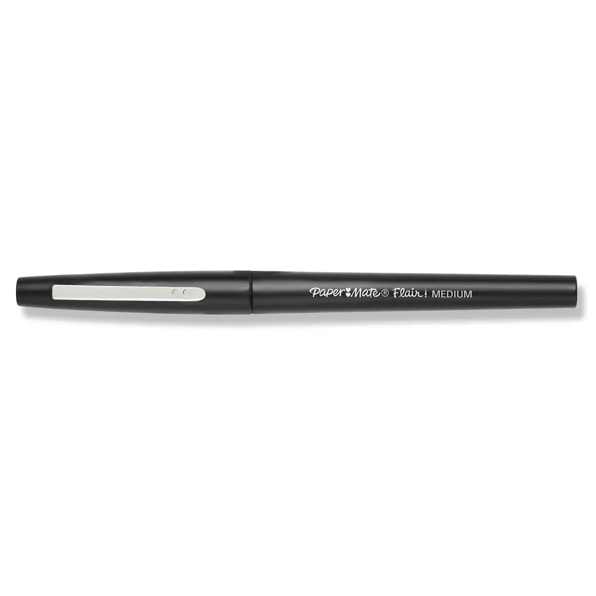 Paper Mate Flair Felt Tip Pens, Medium Point (0.7mm), Black, 2 Count | Smooth Ink Flow for Students & Professionals - view 2