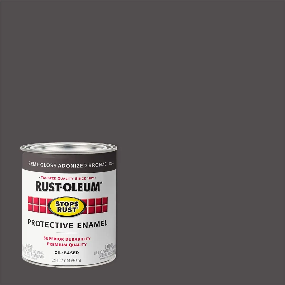 Rust-Oleum Stops Rust Semi-Gloss Enamel Paint 32 Fl Oz | Rust & Corrosion Resistant for Indoor & Outdoor Surfaces - view 2