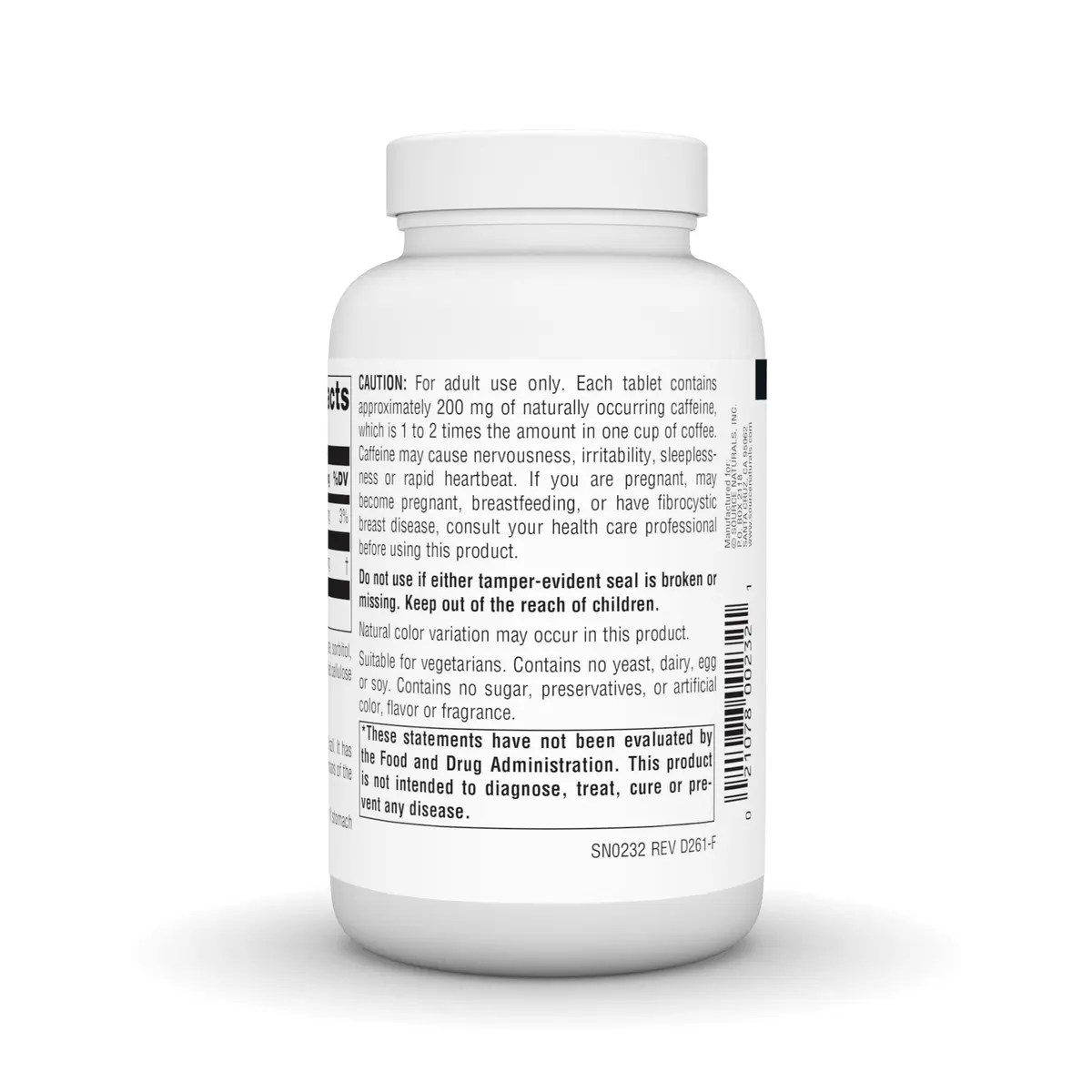 Source Naturals Guarana Energizer, 900 mg | Natural Brazil Herb for Energy & Focus - view 4