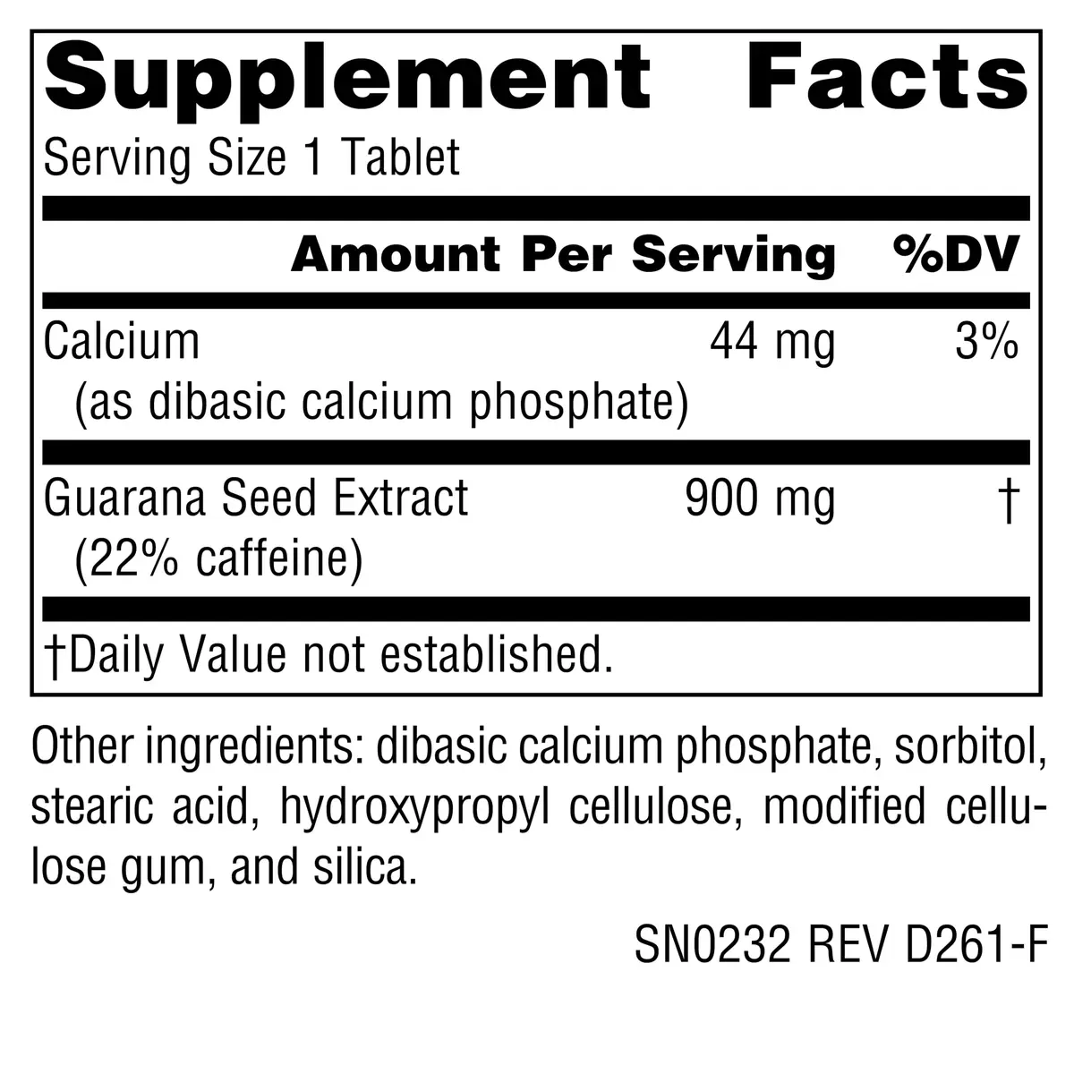 Source Naturals Guarana Energizer, 900 mg | Natural Brazil Herb for Energy & Focus - view 2