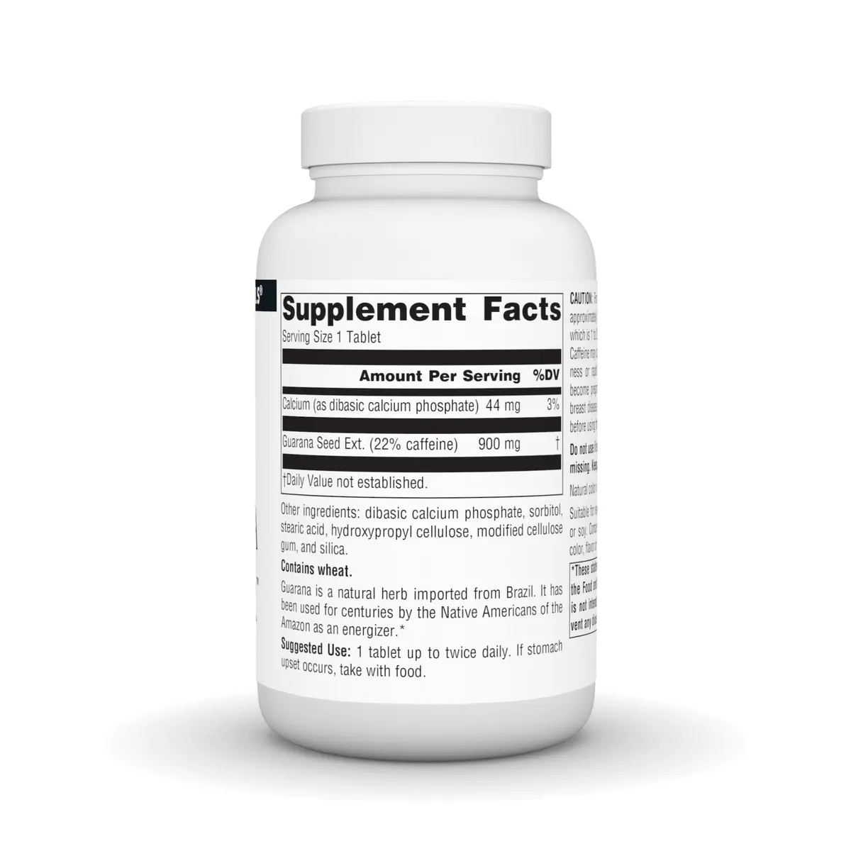 Source Naturals Guarana Energizer, 900 mg | Natural Brazil Herb for Energy & Focus - view 3