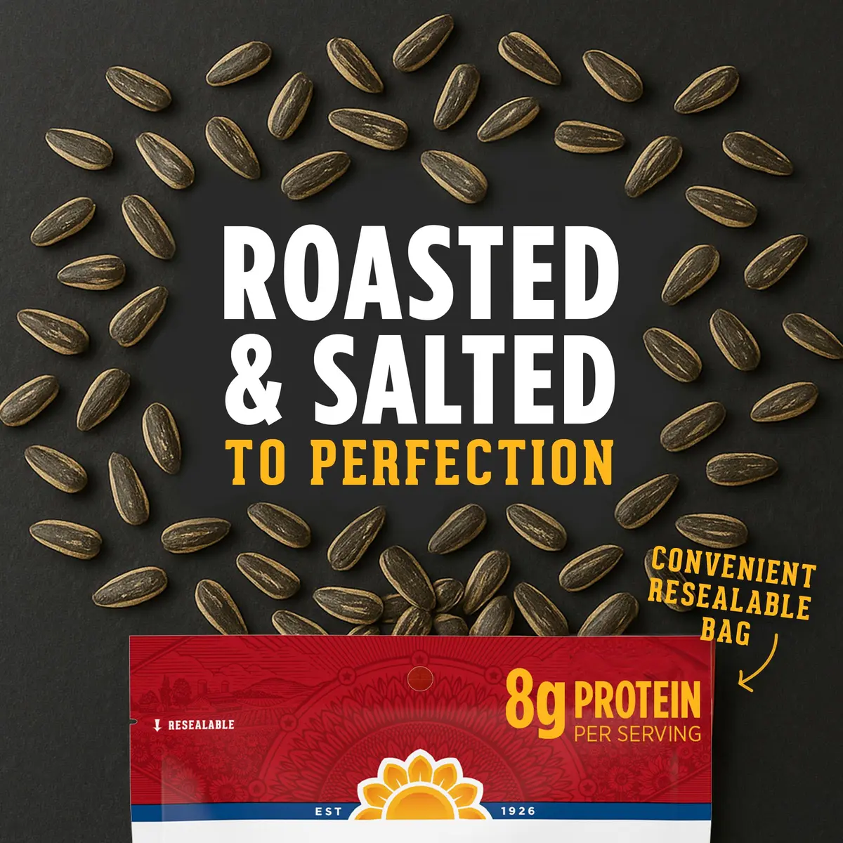 David Sunflower Seeds, Original Flavor, 14.5 oz. | Crunchy, Salty Snack for On-the-Go - view 3