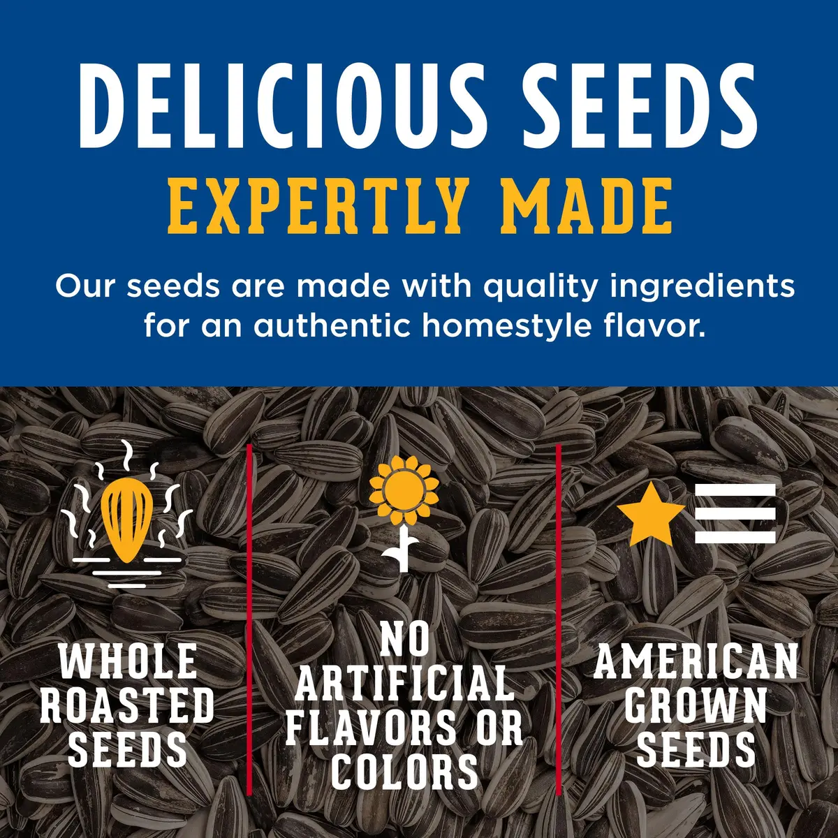 David Sunflower Seeds, Original Flavor, 14.5 oz. | Crunchy, Salty Snack for On-the-Go - view 4