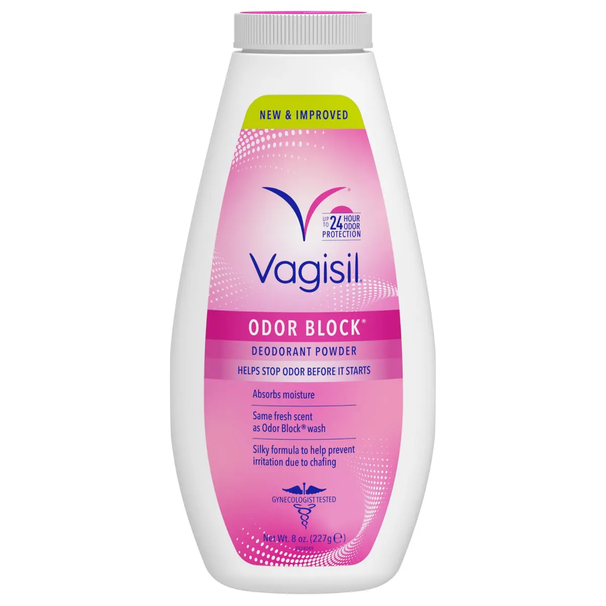 Vagisil Odor Block Deodorant Powder for Women, 8 Oz | Talc-Free, Prevents Chafing, Fresh & Gentle - main product image