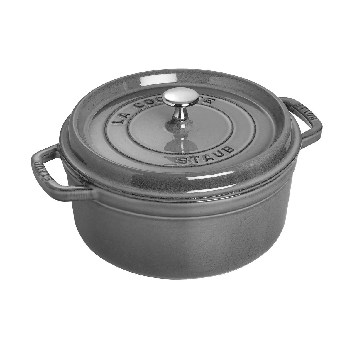 STAUB Cast Iron Round Dutch Oven 4-qt | Made in France, Moist & Flavorful Cooking - main product image