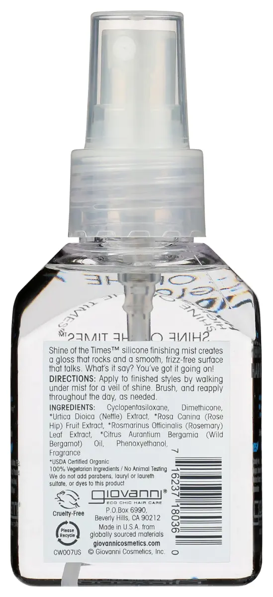 GIOVANNI Shine of the Times Finishing High-Gloss Hair Mist 127ml (4.3 fl oz) | Seals Style & Smooths Frizz - view 2